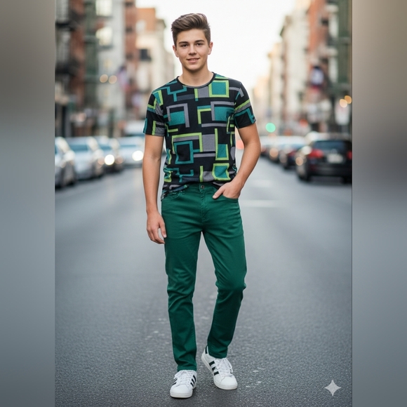 Wulful Other - Wulful Emerald Slim Fit Street Jeans.W28 (Measures more like 27")